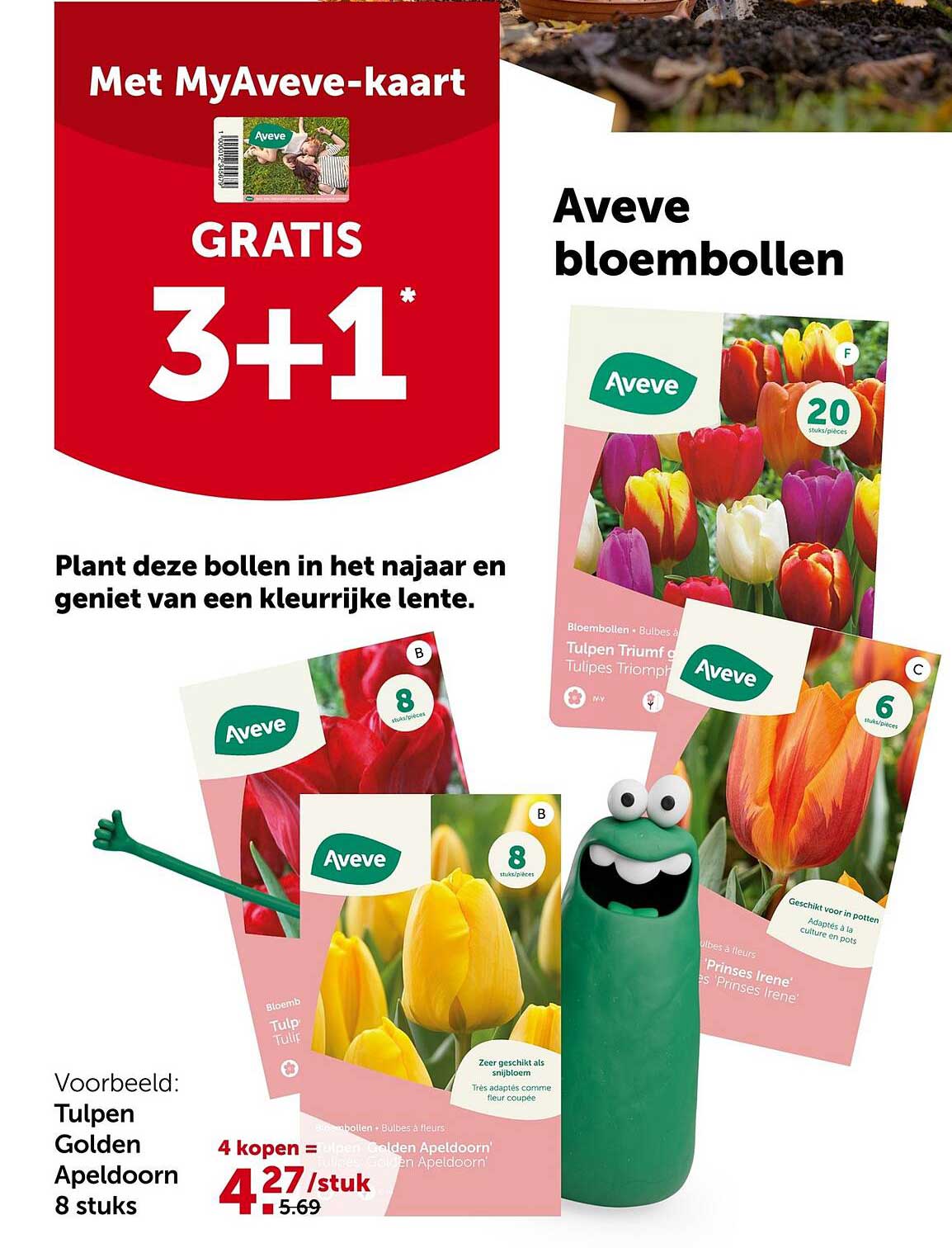 Met MyAveve-kaart GRATIS 3+1*