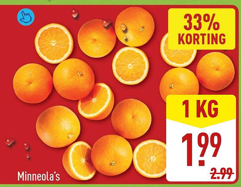 Minneola's 33% korting