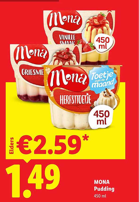 MONA Pudding 450 ml