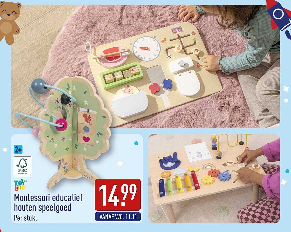 Montessori educatief houten speelgoed