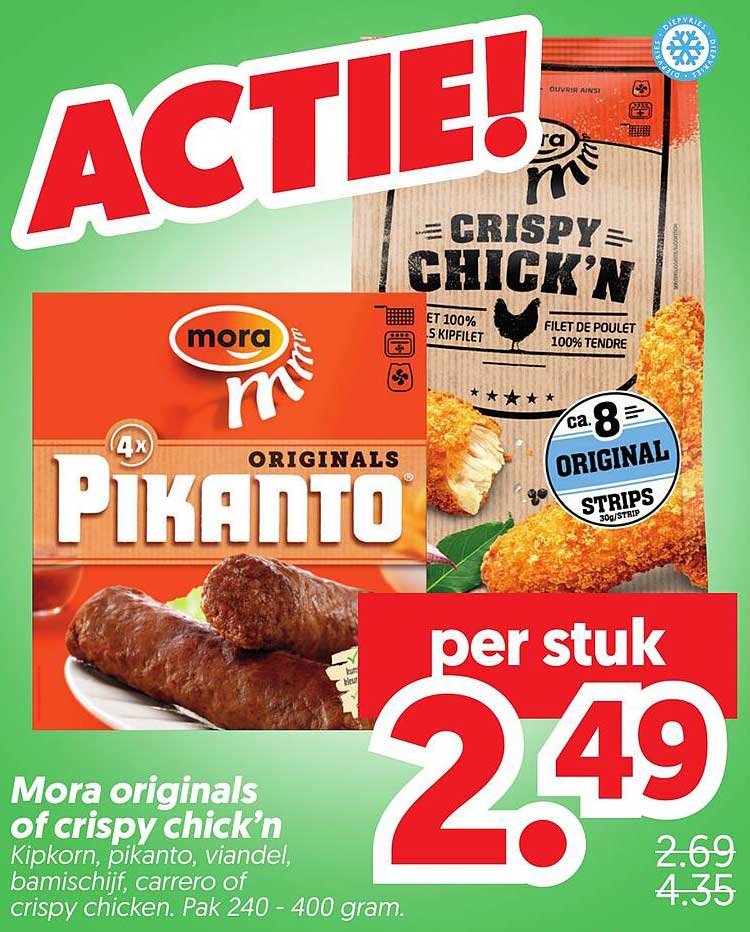 Mora originals of crispy chick’n