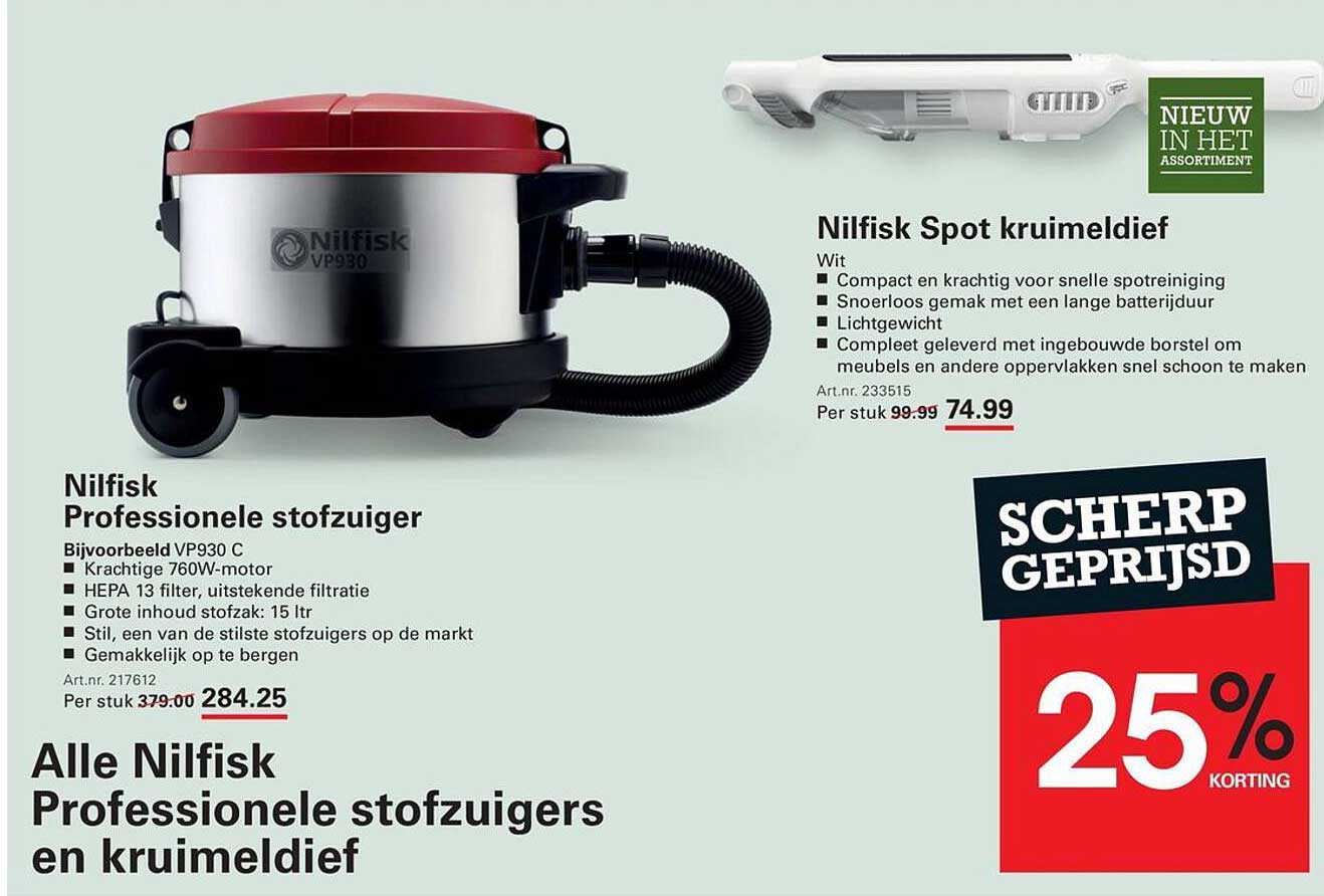 Nilfisk Spot kruimeldief