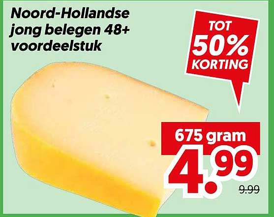 Noord-Hollandse jong belegen 48+ voordeelstuk TOT 50% KORTING