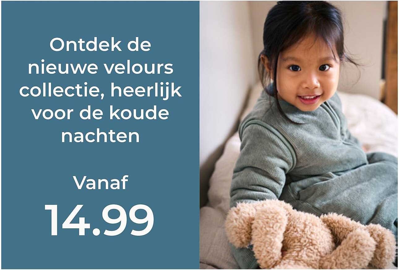 Ontdek de nieuwe velours collectie, heerlijk voor de koude nachten