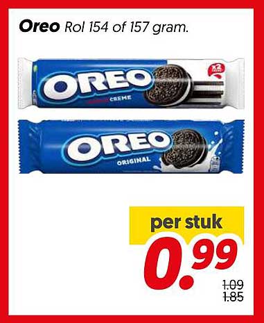 Oreo Rol 154 of 157 gram