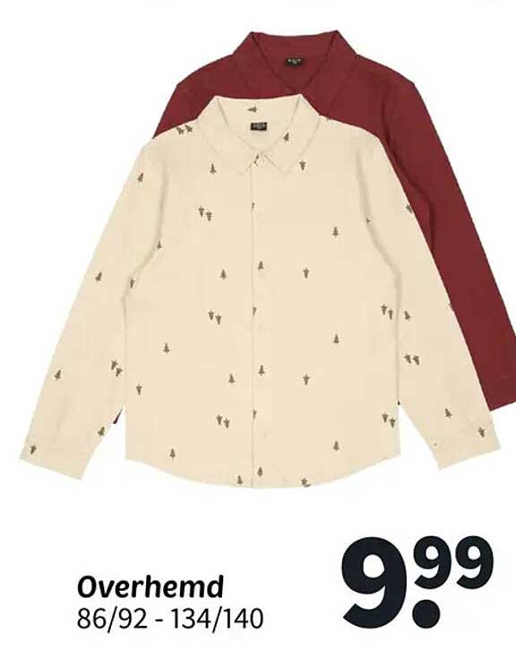 Overhemd 86/92 - 134/140
