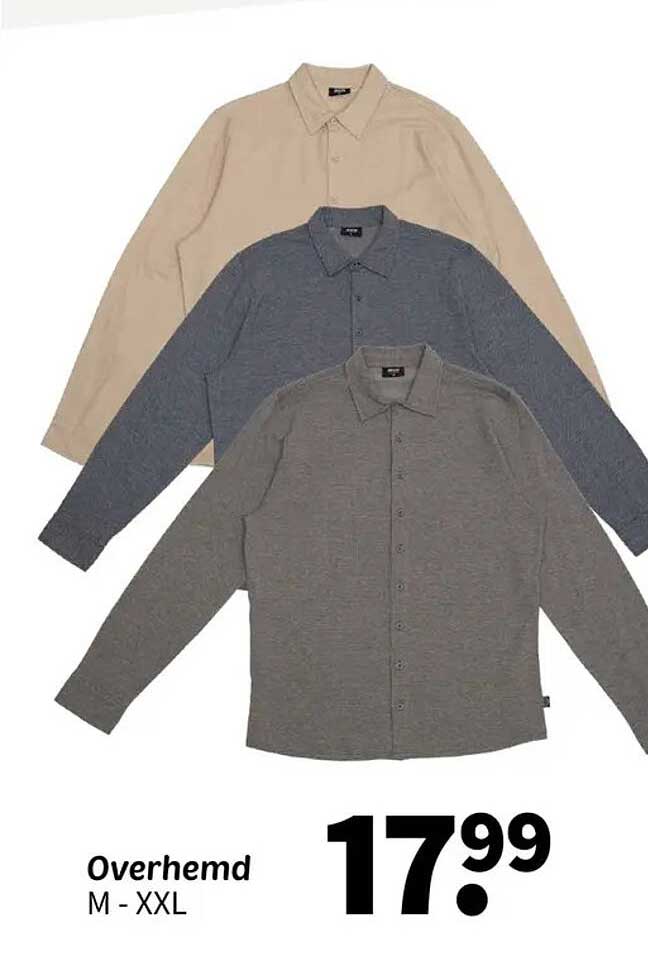 Overhemd M - XXL