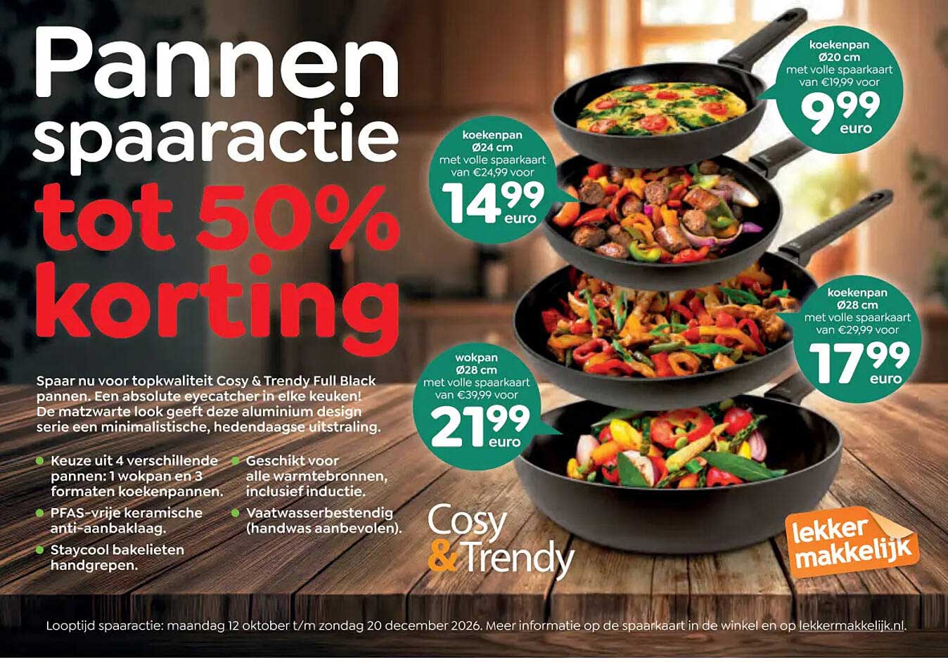 Pannen spaaractie tot 50% korting