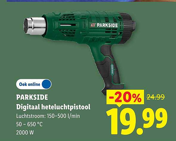 PARKSIDE Digitaal heteluchtpistool