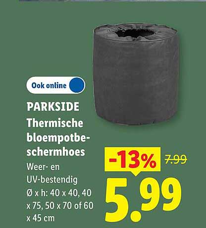 PARKSIDE Thermische bloempotbeschermhoes
