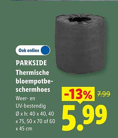 PARKSIDE Thermische bloempotbeschermhoes