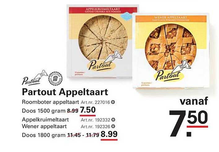Partout Appeltaart