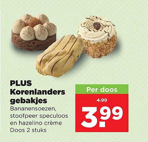 PLUS Korenlanders gebakjes