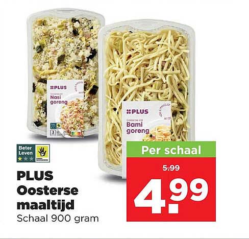 PLUS Oosterse maaltijd Schaal 900 gram
