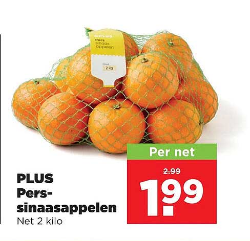 PLUS Pers-sinaasappelen Net 2 kilo