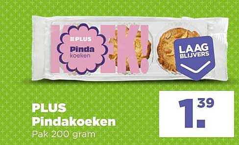 PLUS Pindakoeken