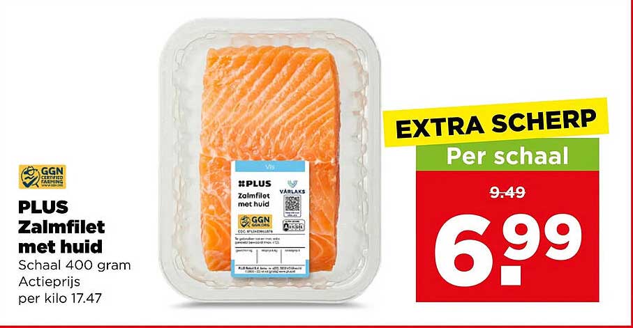 PLUS Zalmfilet met huid