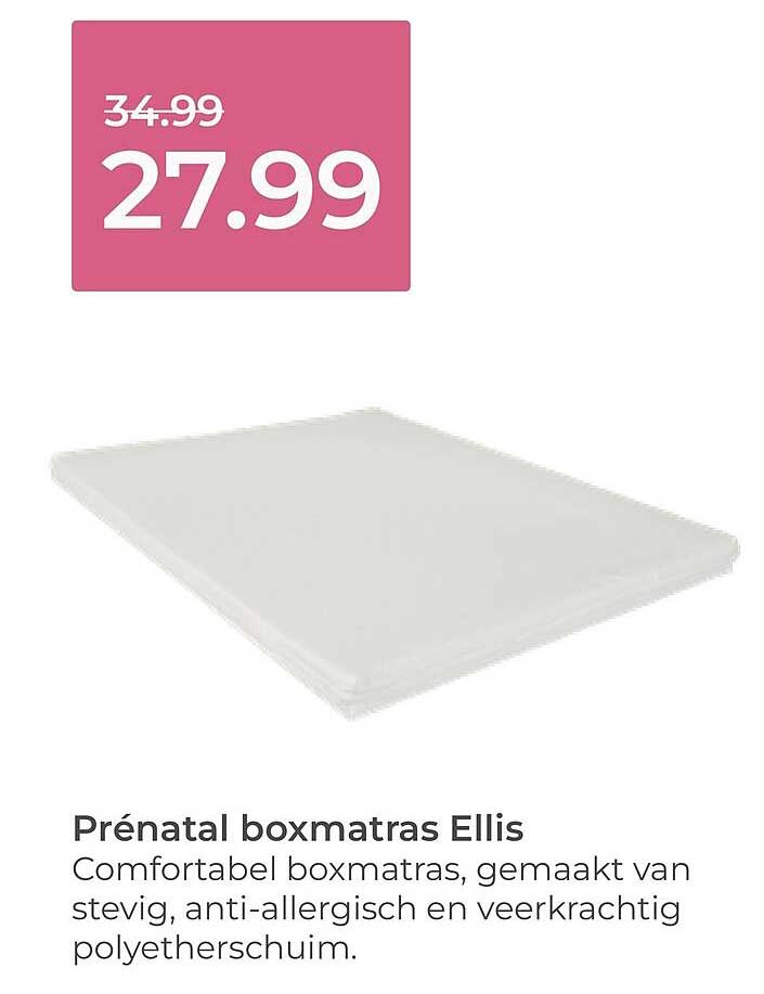 Prénatal boxmatras Ellis
