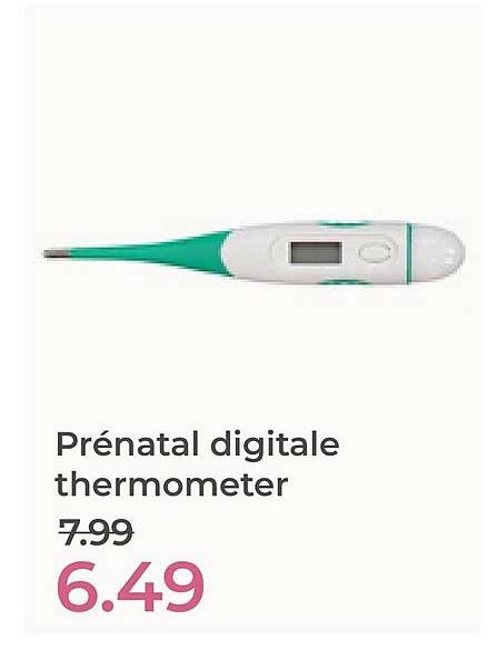 Prénatal digitale thermometer