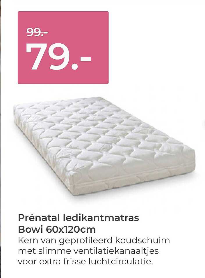Prénatal ledikantmatras Bovi 60x120cm