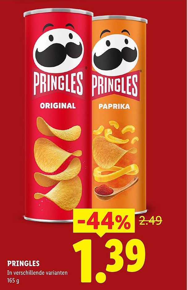 PRINGLES In verschillende varianten 165 g