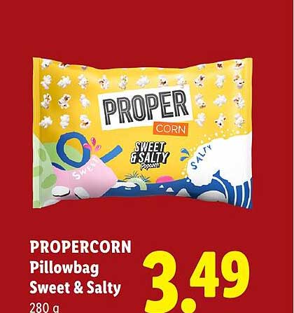 PROPERCORN Pillowbag Sweet & Salty 280 g