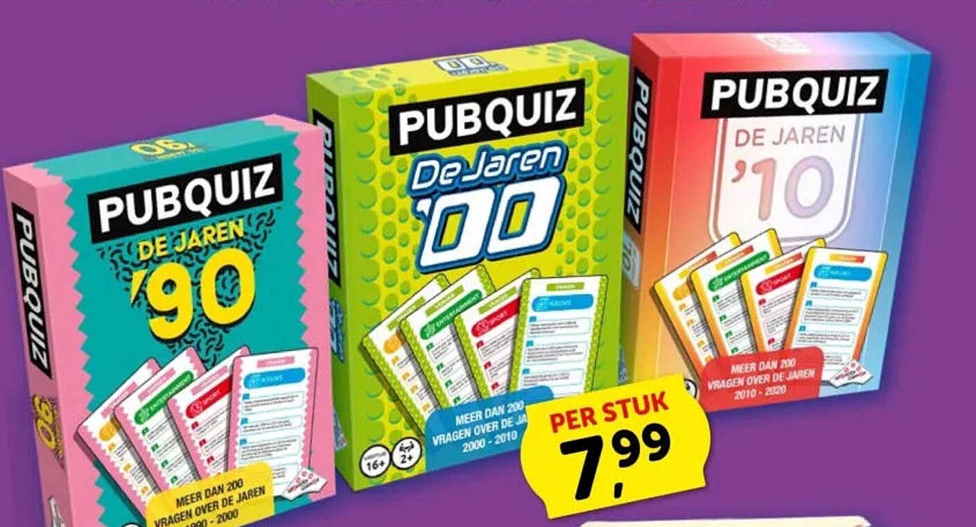 PUBQUIZ De Jaren 00