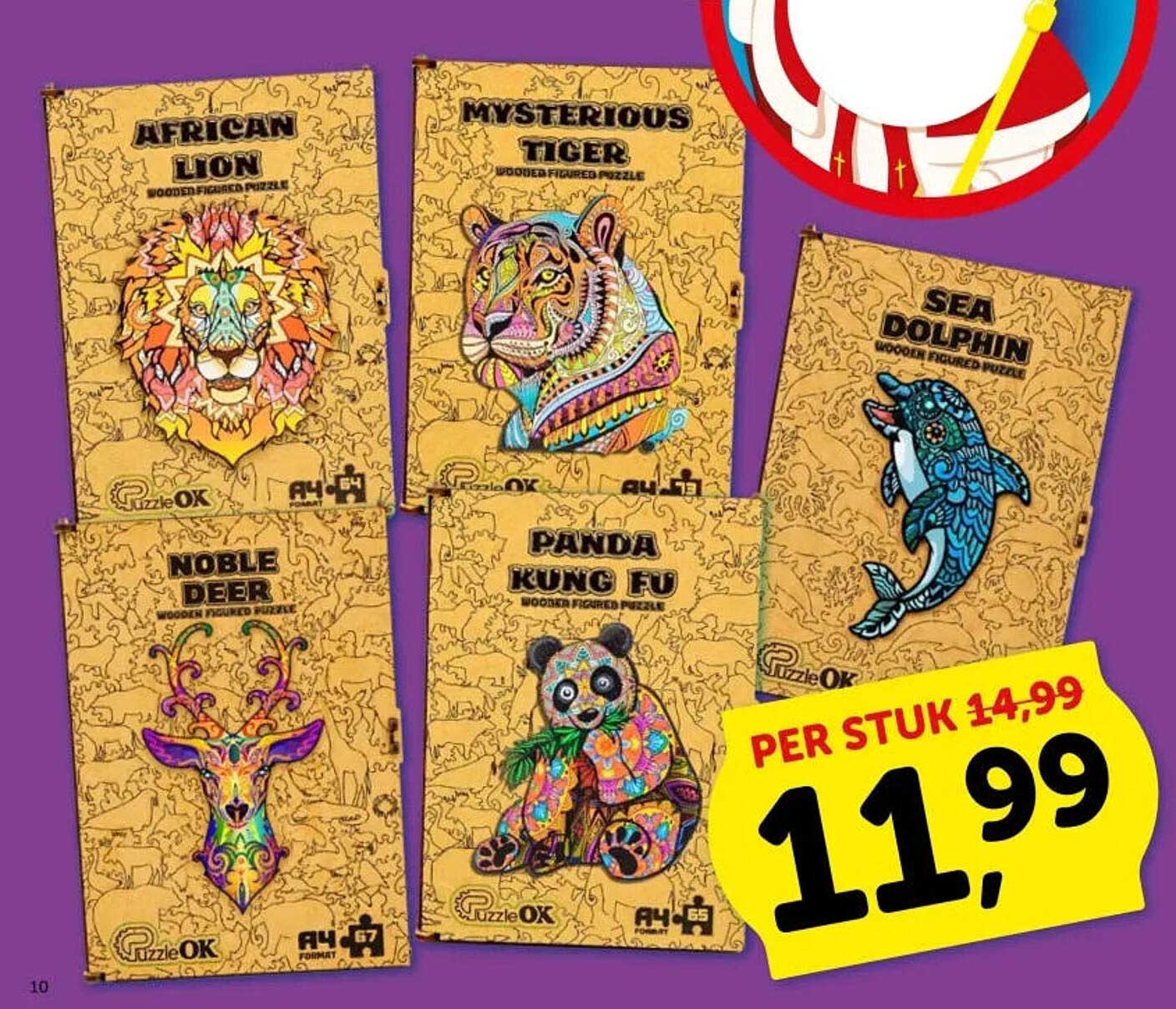PuzzleOK houten figuurpuzzel