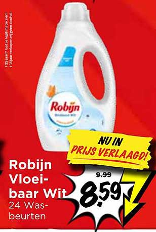 Robijn Vloeibaar Wit 24 wasbeurten