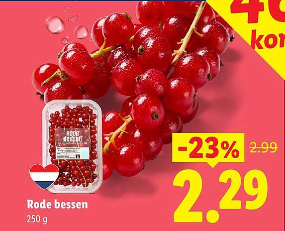 Rode bessen 250 g