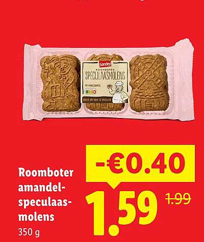 Roomboter amandel-speculaas-molens