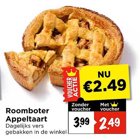 Roomboter Appeltaart