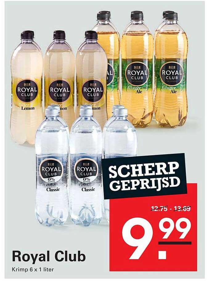 Royal Club Krimp 6 x 1 liter SCHERP GEPRIJSD