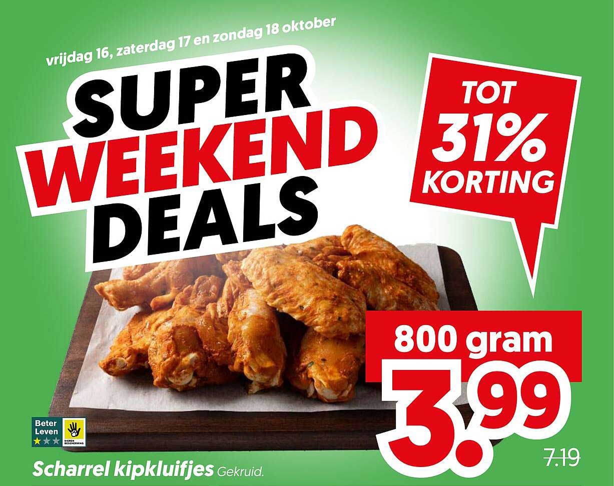 Scharrel kipkluifjes Gekruid