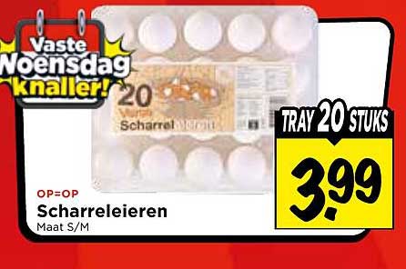 Scharreleieren Maat S/M