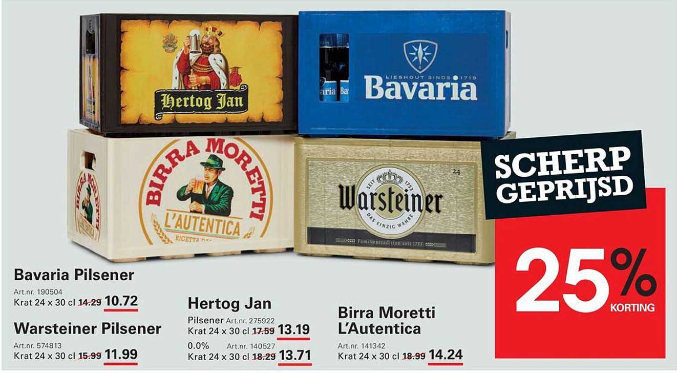 Scherp geprijsd 25% korting