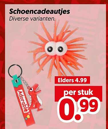 Schoencadeautjes Diverse varianten.