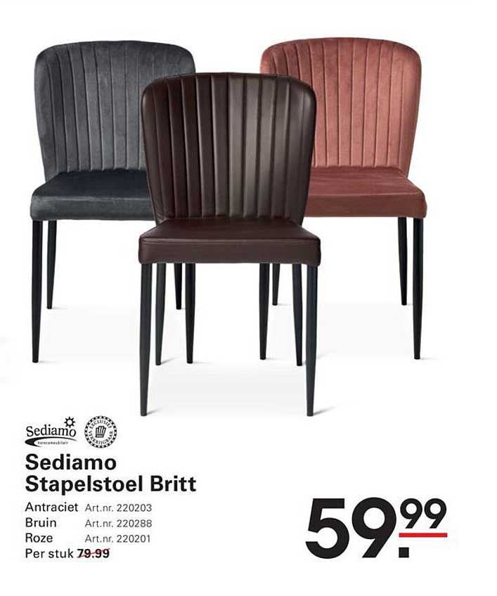 Sediamo Stapelstoel Britt
