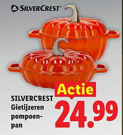 SILVERCREST Gietijzeren pompoen-pan Actie