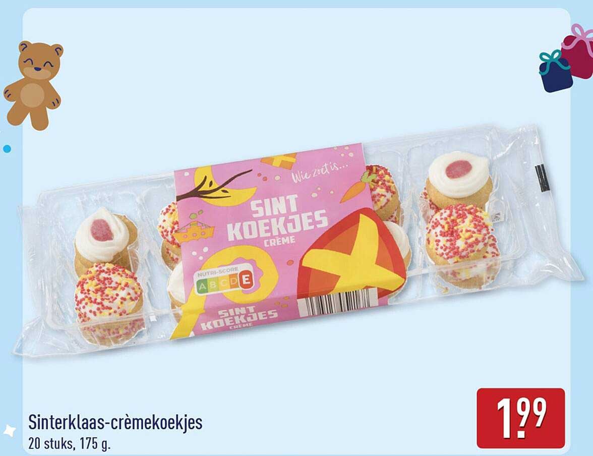 Sinterklaas-crèmekoekjes