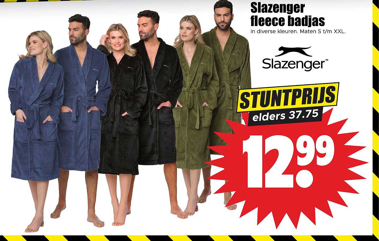 Slazenger fleece badjas