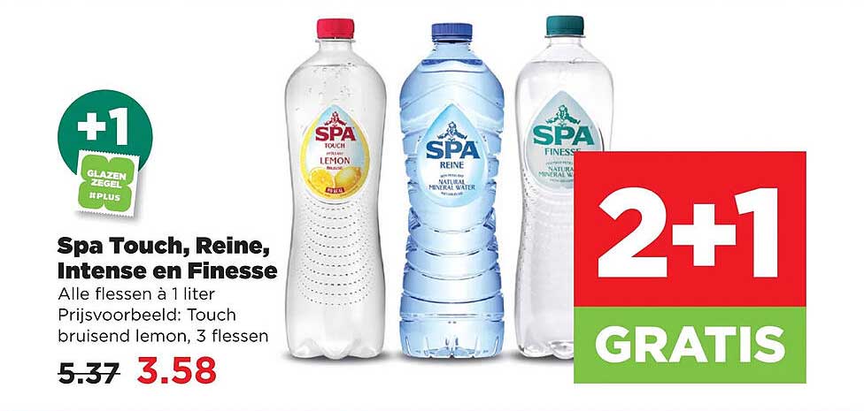Spa Touch, Reine, Intense en Finesse 2+1 GRATIS