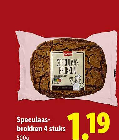Speculaas-brokken 4 stuks