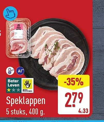 Speklappen 5 stuks, 400 g