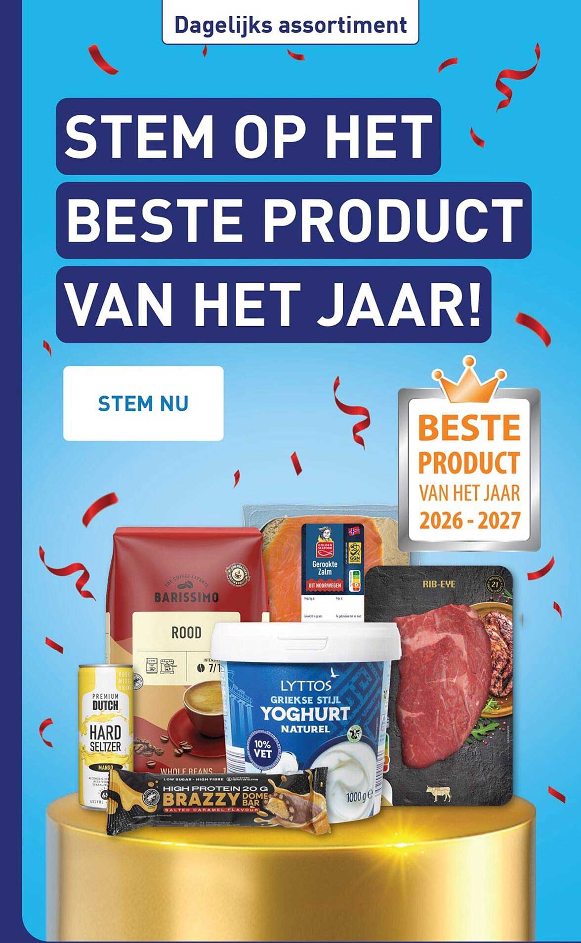 STEM OP HET BESTE PRODUCT VAN HET JAAR!