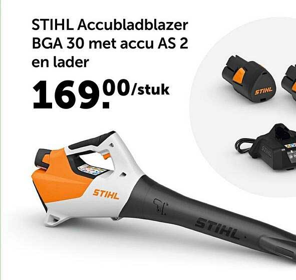 STIHL Accubladblazer BGA 30 met accu AS 2 en lader