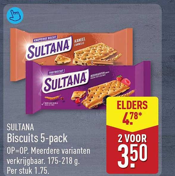 SULTANA Biscuits 5-pack