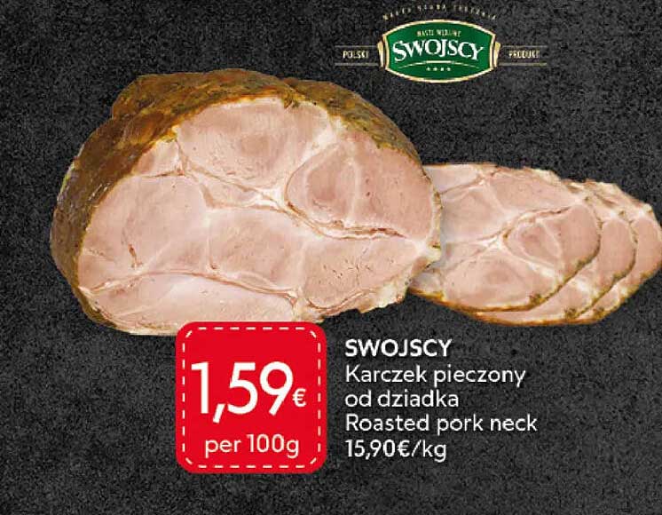 SWOJSCY Karczek pieczony od dziadka Roasted pork neck