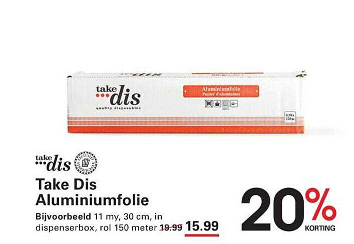 Take Dis Aluminiumfolie