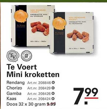 Te Voert Mini kroketten